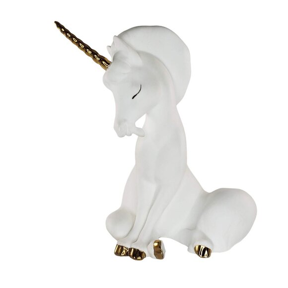 Freeman McFarlin George Good Unicorn Sitting Figurine RARE HTF - Picture 1 of 8